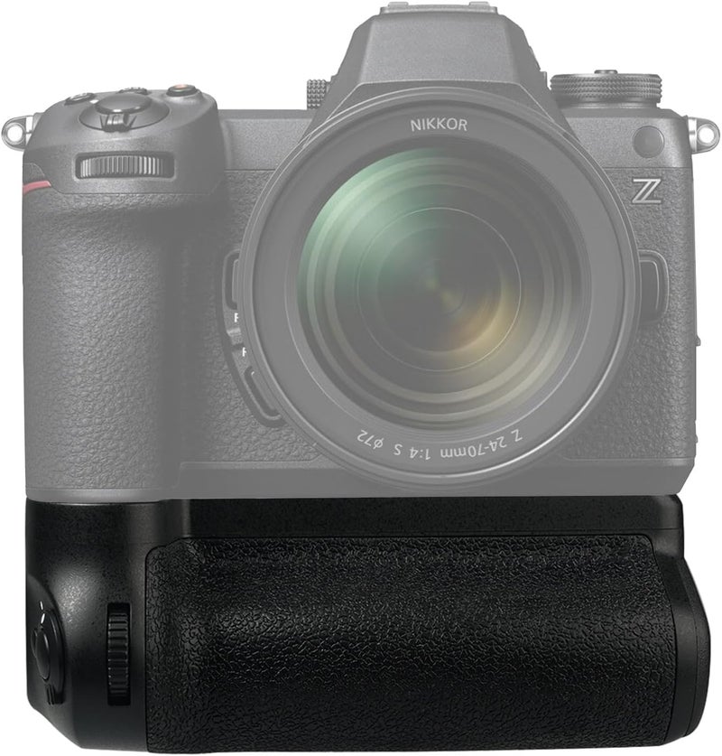 Bitubol Z6III/Z5II Battery Grip MB-N14，Compatible with Nikon Z6iii/Z5ii Cameras, Synchronized Functions，Powered by 2 EN-EL15C/15A/15B Rechargeable Lithium-ion Batteries for Stable Vertical Shooting - Image 3